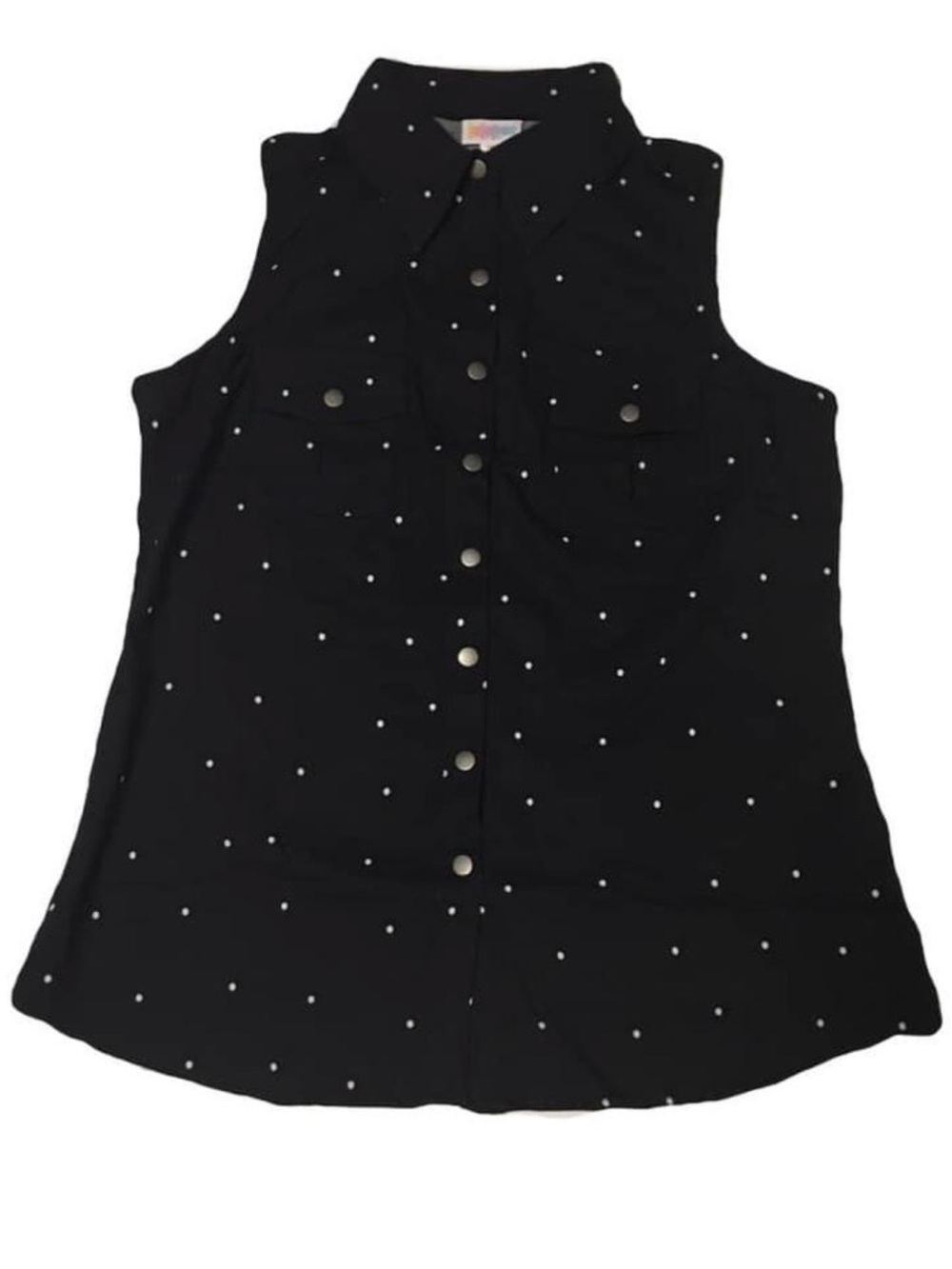 Lularoe Polka Dot Sleeveless Roxanne 2XL